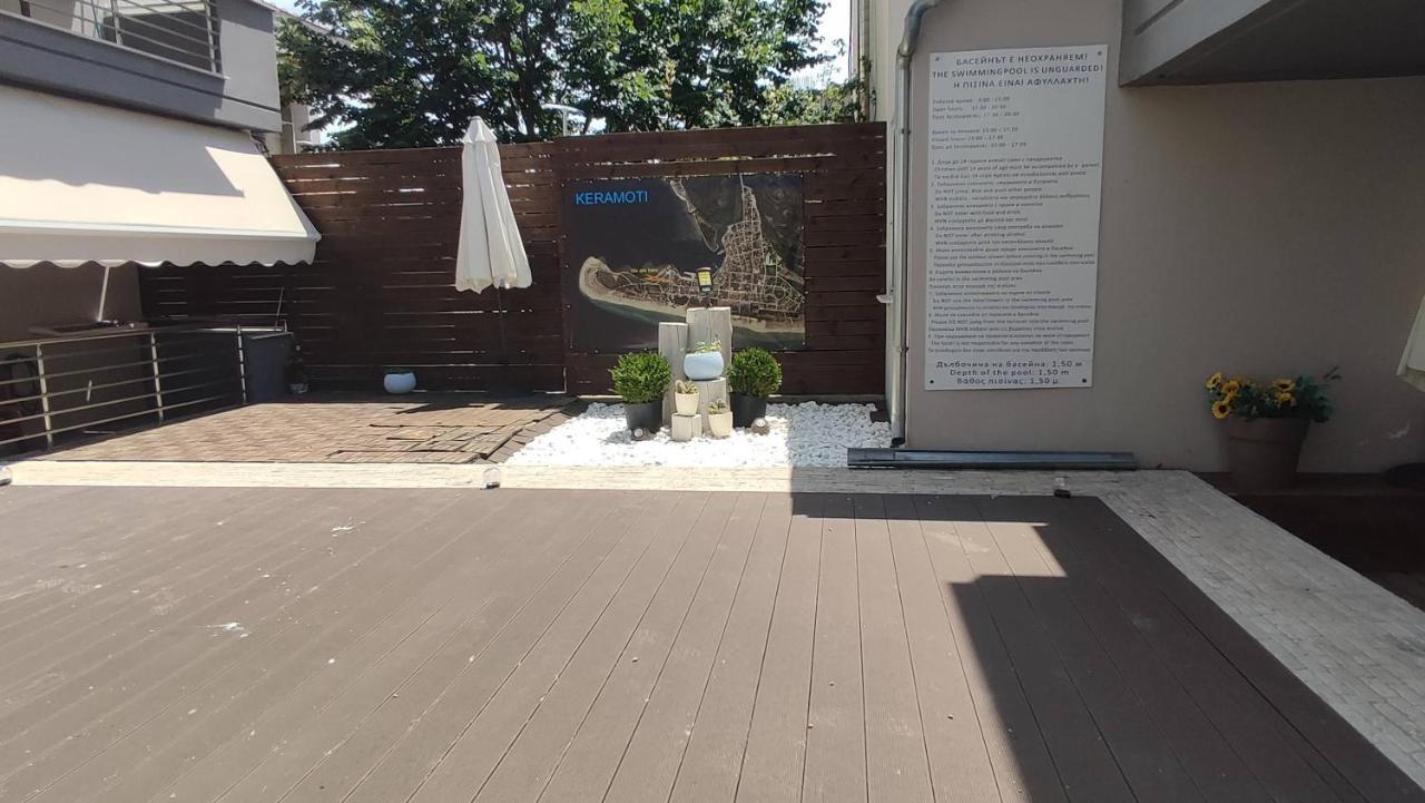 Dany House 1 Apartman Keramotí Kültér fotó